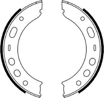 Ferodo FSB4056 комплект тормозных колодок, стояночная тормозная с на PORSCHE 911 (996)