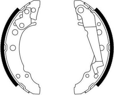 Ferodo FSB4128 комплект тормозных колодок на VW LUPO (6X1, 6E1)