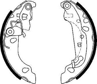 Ferodo FSB636 комплект тормозных колодок на FORD KA (RB_)