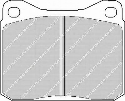 Ferodo FVR129 комплект тормозных колодок, дисковый тормоз на VW LT 28-35 I автобус (281-363)