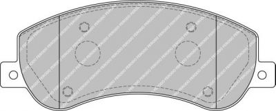 FERODO Комплект тормозных колодок, диско (FVR1928)
