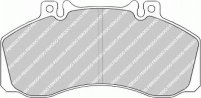 FERODO Комплект тормозных колодок, диско (FVR501)