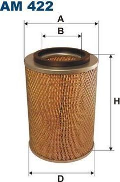 FILTRON Фильтр воздушн. VW T4 1.8-2.5,1.9D,2.4D 9/90-7/95 (044129620A, AM422)