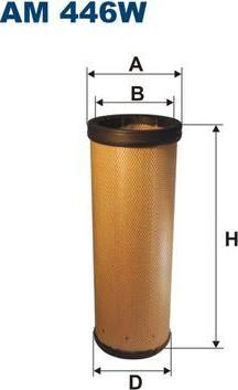 Filtron AM446W фильтр добавочного воздуха на MAN F 90