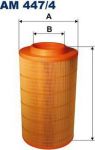 FILTRON Фильтр воздушный Daf Serie 65CF, 75CF 3/98->, 442х245 (AM447/4)
