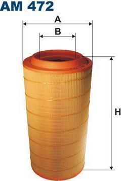 FILTRON Фильтр воздушный MB Actros II / Axor II 9/04-> (4760940004, AM472)