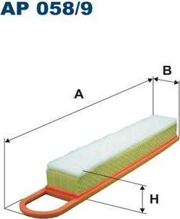 FILTRON Фильтр воздушный PEUGEOT 308/207/CITROEN C3/C4 1.4/1.6 07- (1444RV, AP058/9)