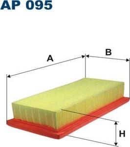 Filtron AP095 воздушный фильтр на FIAT TEMPRA S.W. (159)