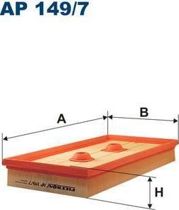 FILTRON Фильтр воздушный AD A3/G5/TOURAN 1.6 FSI (03C129620B, AP149/7)