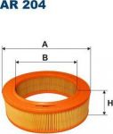 Filtron AR 204 Фильтр воздушный MB W123 200D-300TD