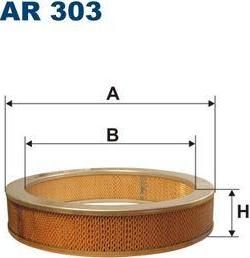 FILTRON Фильтр воздушн. Patrol 3.2td-3.3d -90 (16546C6800, AR303)