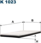 Filtron K 1023 Фильтр салона RENAULT MEGANE