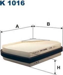 FILTRON Фильтр салонный MB W202/210 (2028300018, K1016)