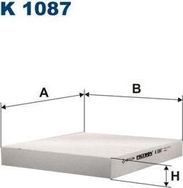 FILTRON Фильтр салонный HONDA Civ 1.3-1.8 95-> (79831ST3E01, K1087)