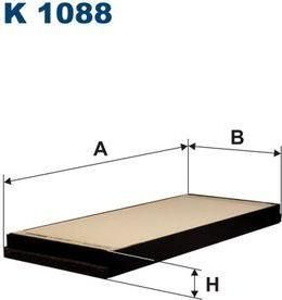 FILTRON Фильтр салонный MB SPRINTER/VW LT28 97- (8303318, K1088)