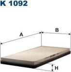 Filtron K1092 фильтр, воздух во внутренном пространстве на MERCEDES-BENZ MK