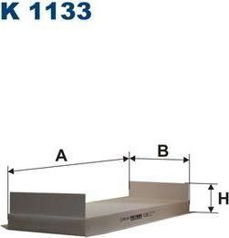 FILTRON Фильтр салона MAN TGA 4/00->; Steyr 4/00-> (81.61910.0018, K1133)