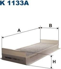 FILTRON Фильтр салона MAN TGA 4/00->; Steyr 4/00-> (81.61910-0030, K1133A)