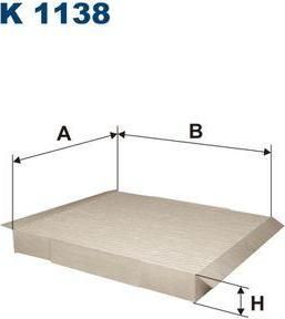 FILTRON Фильтр салонный OPEL MERIVA 2003=> (6808604, K1138)