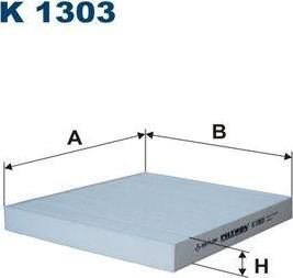 FILTRON Фильтр салонный JEEP PATRIOT, COMPASS, DODGE AVENGER (05058693AA, K1303)