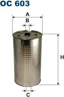 Filtron OC603 масляный фильтр на MERCEDES-BENZ NG