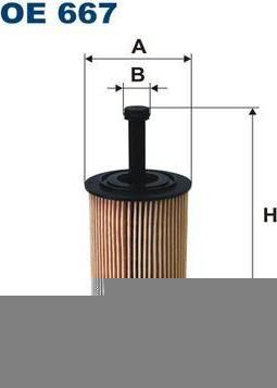 FILTRON Фильтр масляный CITROEN C2/C3/Xsa PEU 1,1/1,4/1,6L (1109R7, OE667)