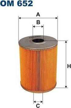 FILTRON Фильтр масляный VAG/FORD PASSAT/GOLF/CORRADO/GALAXY -00 VR6 (OM652)