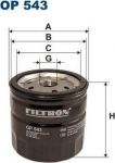 FILTRON Фильтр масляный FORD Foc/Fie/Tra ->00 дизель (1059924, OP543)