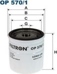 FILTRON Фильтр масляный OPEL ASTRA H Tigra Vec C (5650343, OP570/1)