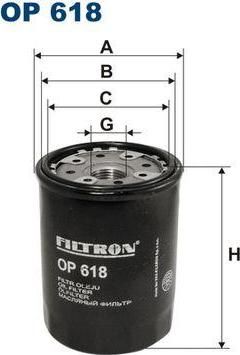 FILTRON Фильтр масляный LEXUS GS/TOYOTA LAND CRU. (9091503005, OP618)