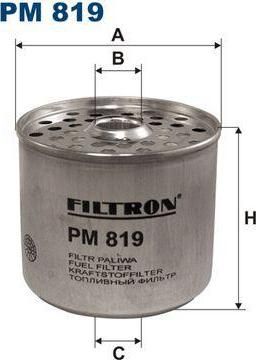 FILTRON Фильтр топливный OPEL FOR PEU REN (PM819)