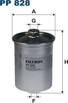 Filtron PP828 топливный фильтр на PORSCHE 911 кабрио