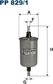 FILTRON Фильтр топливный (PP829/1)