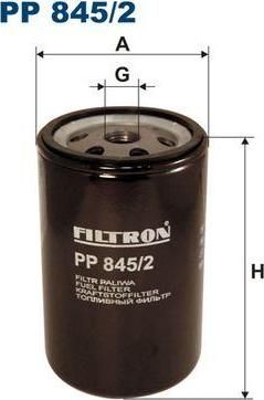 Filtron PP845/2 топливный фильтр на FENDT Favorit