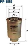 FILTRON Фильтр топливный TOYOTA All MITSUBISHI дизель (2330356040, PP855)
