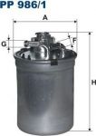 FILTRON Топливный фильтр VW POLO (9N_) 1.9 TDI (6Q0127400H, PP986/1)
