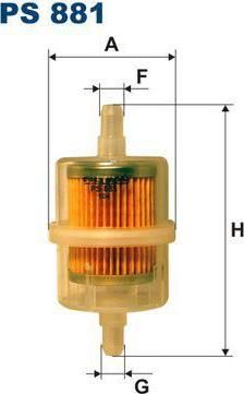 Filtron PS881 топливный фильтр на MAZDA 323 I (FA)