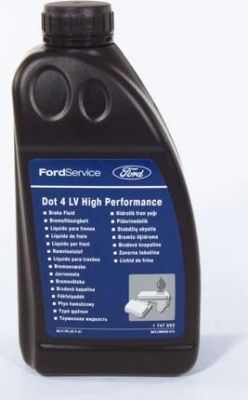 FORD Жидкость тормозная DOT 4 1.0L DOT-4 LV High Performance / FORD 11~ (1 847 947)