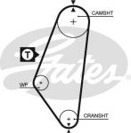 Gates 5047 Ремень ГРМ OPEL 1.8-2.0 86-94 (111x20)
