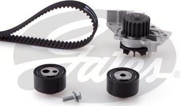 GATES Комплект ремня ГРМ FIAT DUCATO 2.0 JTD 02- (с помпой) (9400816969, KP15524XS)