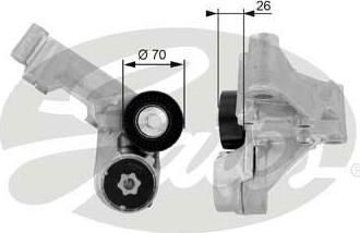 GATES Натяжитель TOYOTA/CHRYSLER/FORD (T38444)