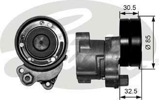 GATES натяжитель ремня DAF 85CF,CF85/IV, XF95 (1614978, T38572)