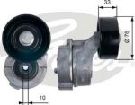 GATES Натяжитель ремня поликлинового KIA SORENTO 2.5CRDI 03- (252814A000, T39134)