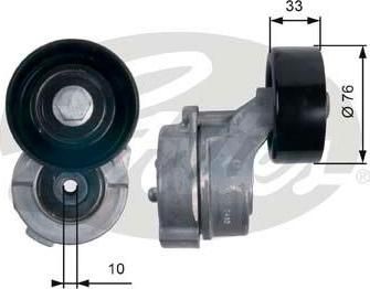 GATES Натяжитель ремня поликлинового KIA SORENTO 2.5CRDI 03- (252814A000, T39134)