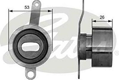 Gates T41023 Ролик ремня ГРМ HONDA CIVIC/HR-V 1.3-1.6 91-01/ROVER