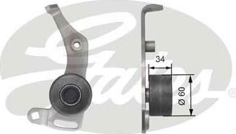 Gates T41138 Натяжитель ремня ГРМ PEUGEOT BOXER/405/306