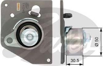 GATES Натяжитель ремня ГРМ OPEL VIVARO/RENAULT LAGUNA/TRAFIC 1.9D 99- (8200709717, T41240)