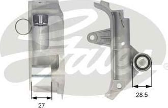 GATES Натяжитель ремня ГРМ VW GOLF 4 (06B109477, T43025)