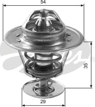 GATES Термостат FORD TRANSIT 2.5D/TD 91-00 (1658103, TH11088G1)