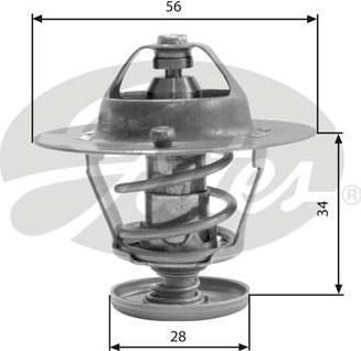 GATES Термостат MINI 1.4 03- (9091603088, TH31682G1)